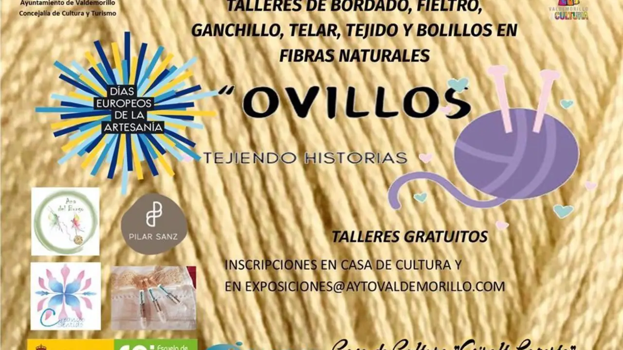 Cartel de la celebraci&oacute;n de los D&iacute;as Europeos de Artesan&iacute;a en Valdemorillo