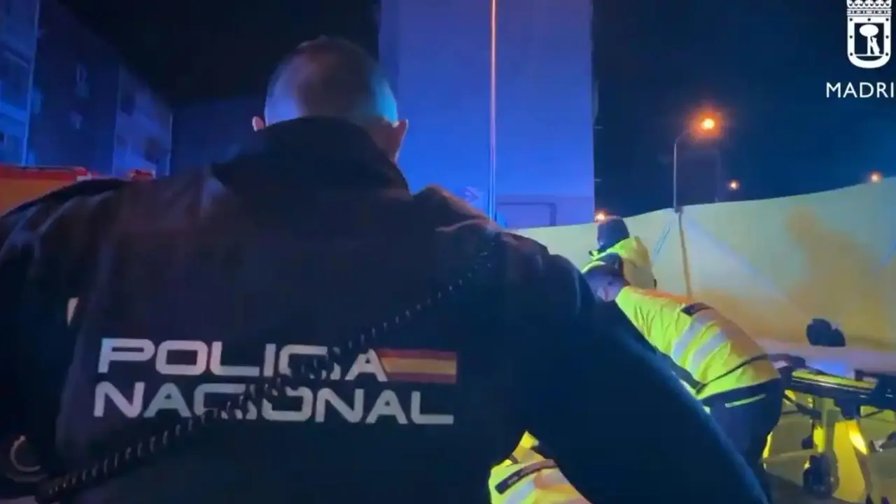 Im&aacute;genes de la Polic&iacute;a en Puente de Vallecas