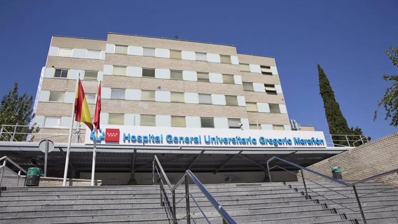 Entrada principal del Hospital Gregorio Mara&ntilde;&oacute;n de Madrid.