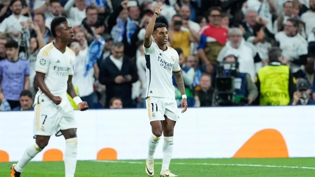 Vin&iacute;cius y Rodrygo, jugadores del Real Madrid