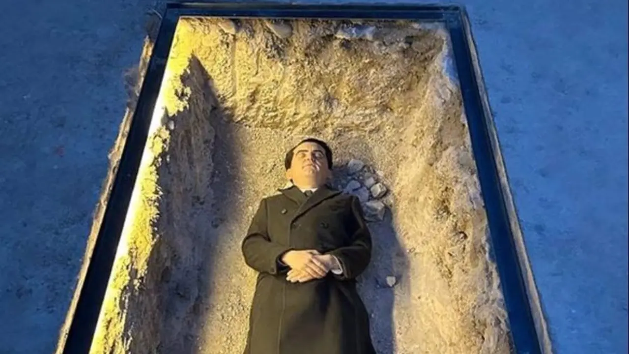 Lorca en una tumba