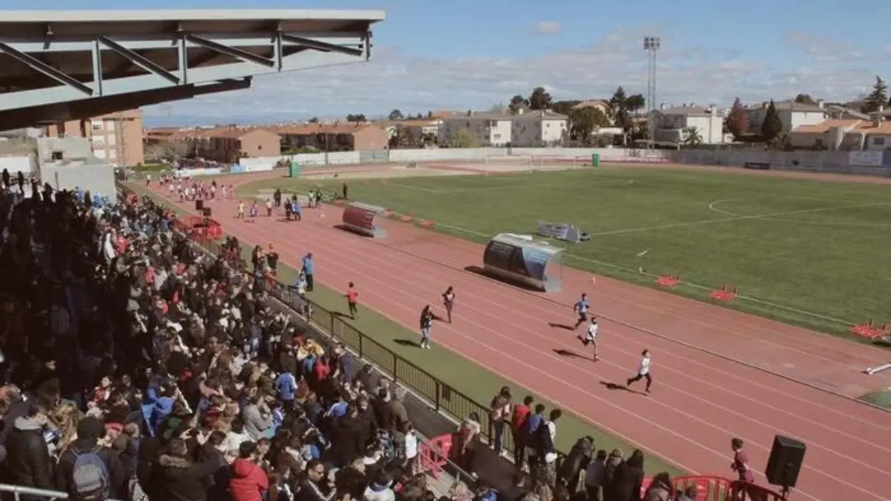 Pista de attletismo en Arganda del Rey