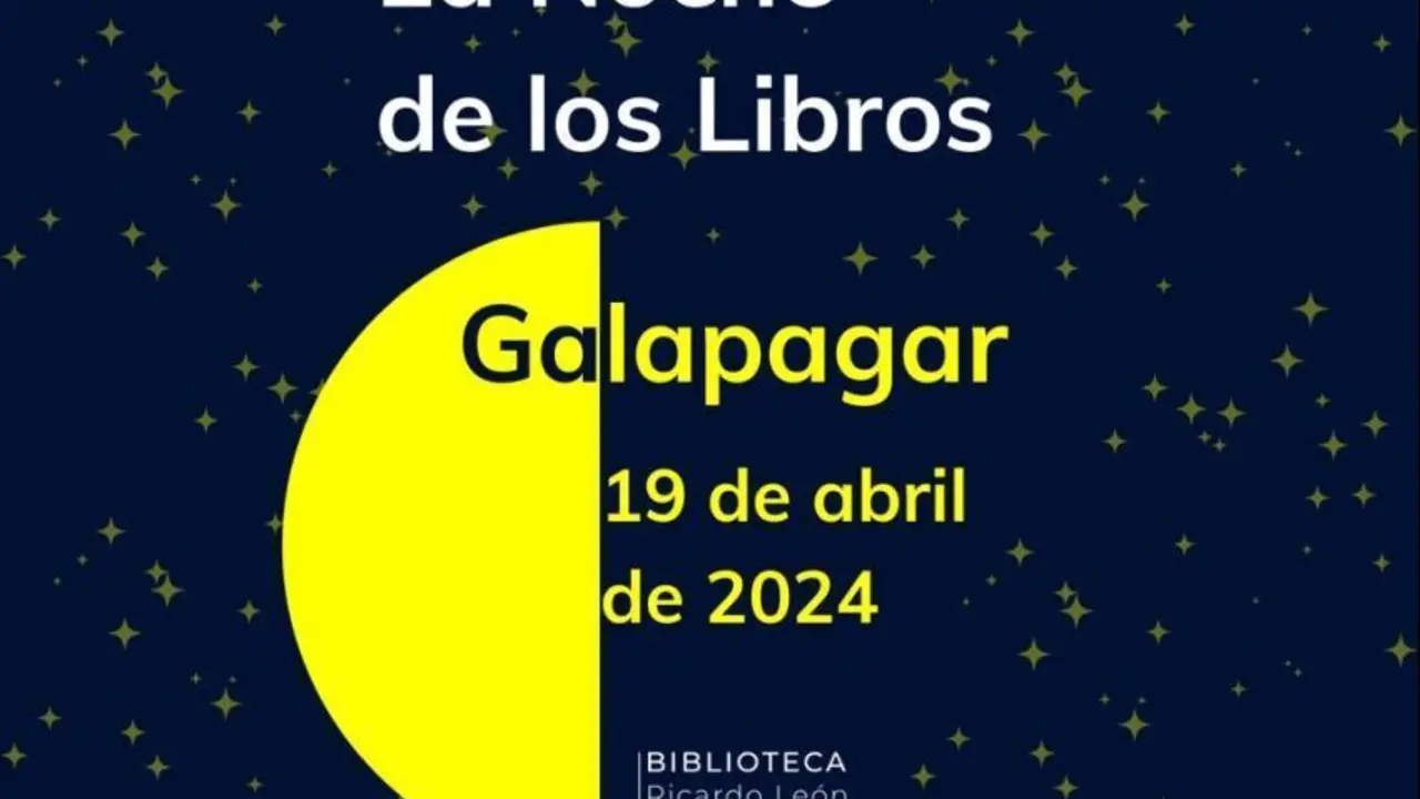 Cartel de La Noche de los Libros en Galapagar