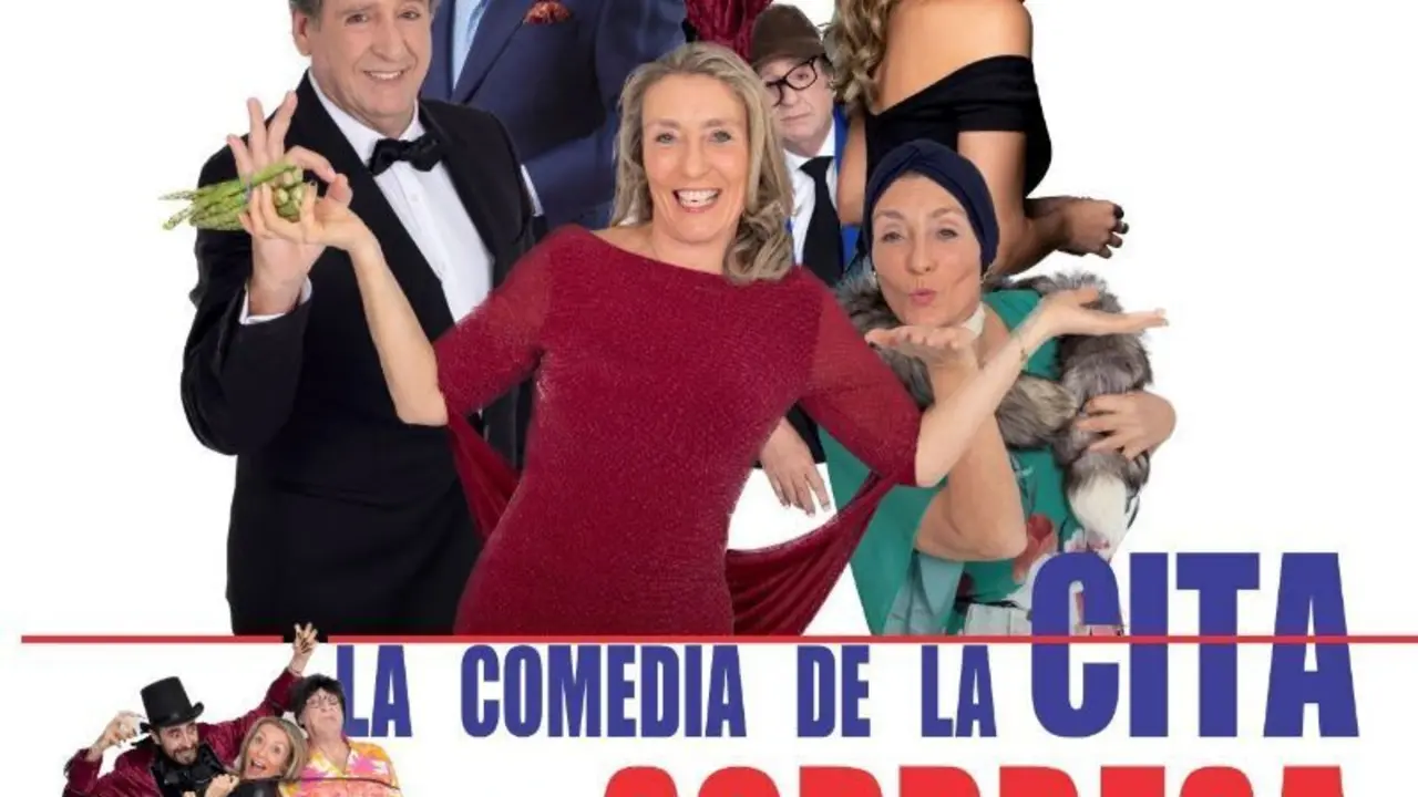 cartel de la oba de teatro  'La comedia de la cita con sorpresa'.