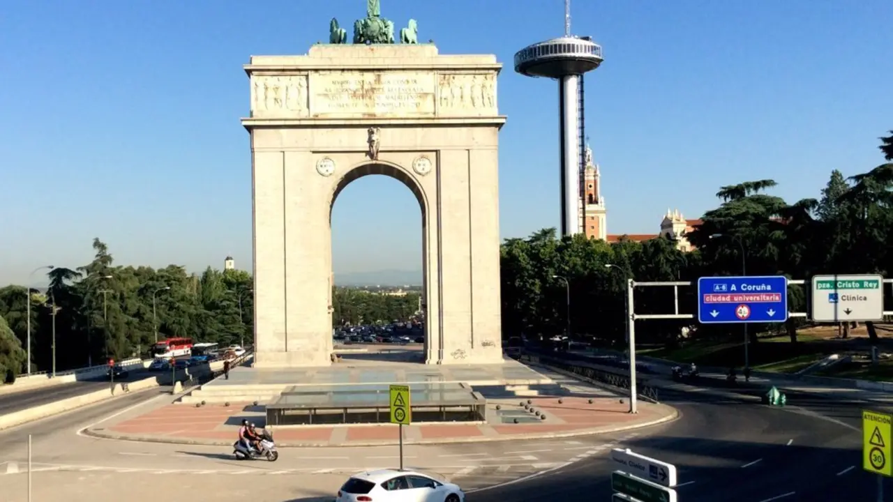 Arco de la Victoria en Moncloa, Madrid