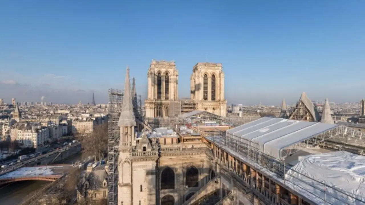 Catedral de Notre Dame en obras