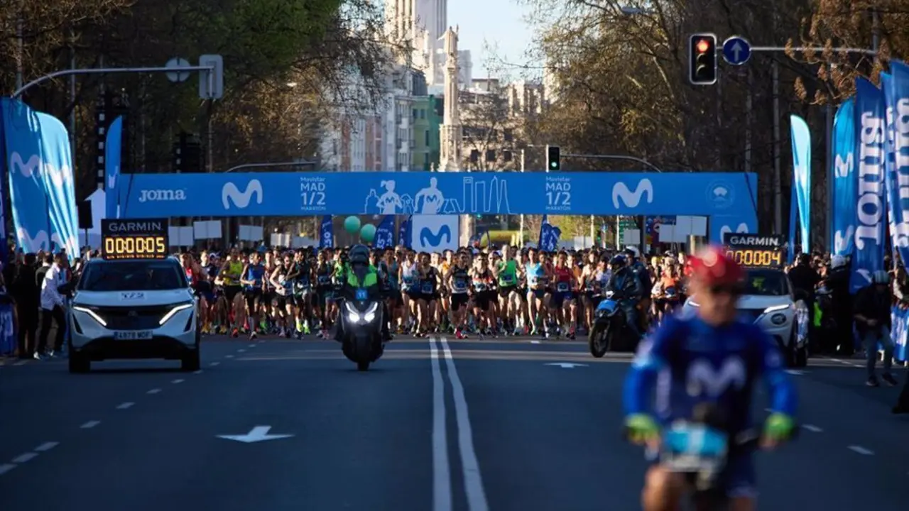 Marat&oacute;n en la Castellana