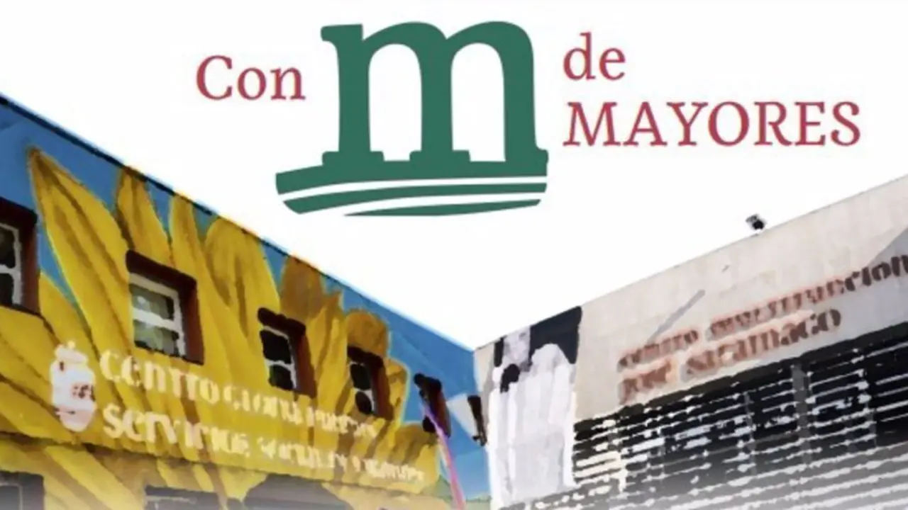Cartel de la Jornada de puertas abiertas Con M de Mayores de San Fernando