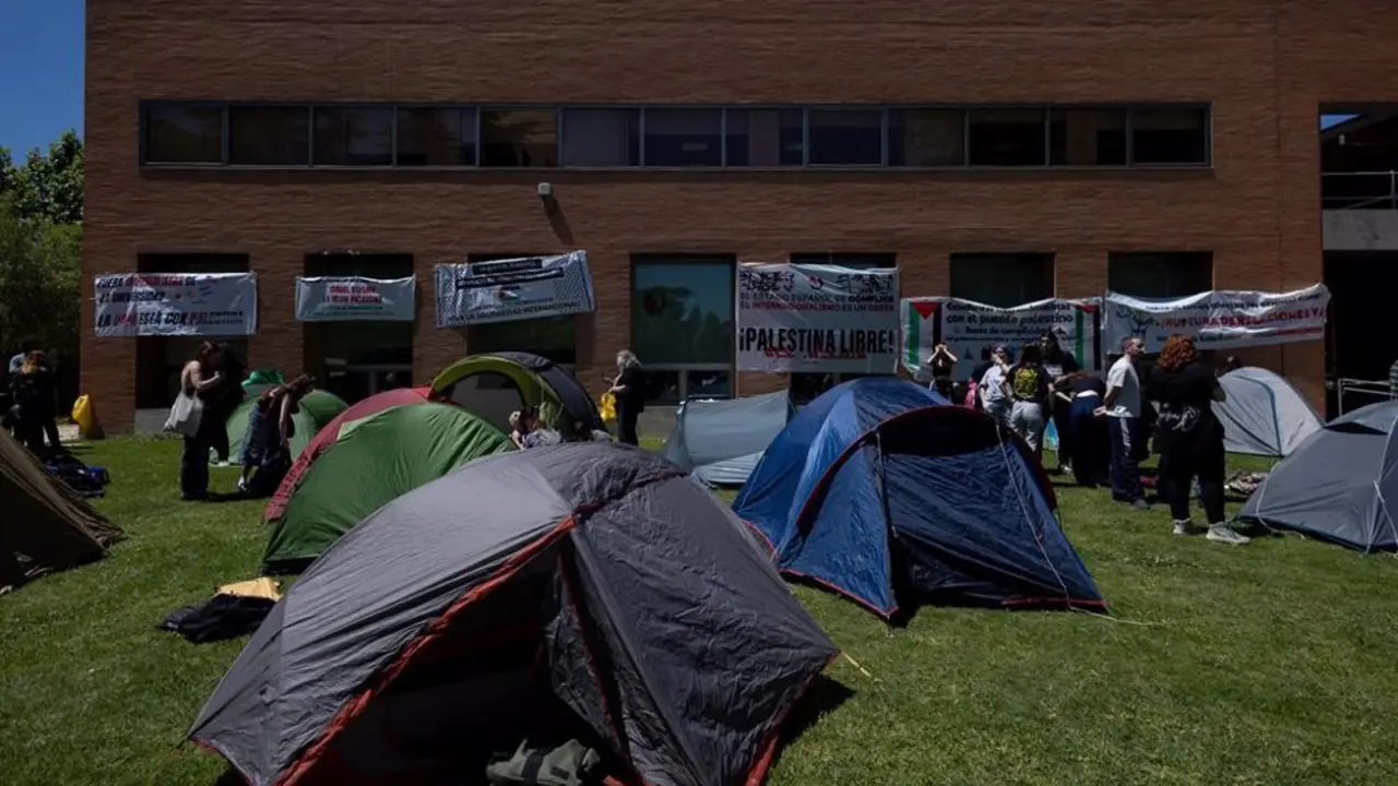 Acampada en la Universidad Complutense de Madrid