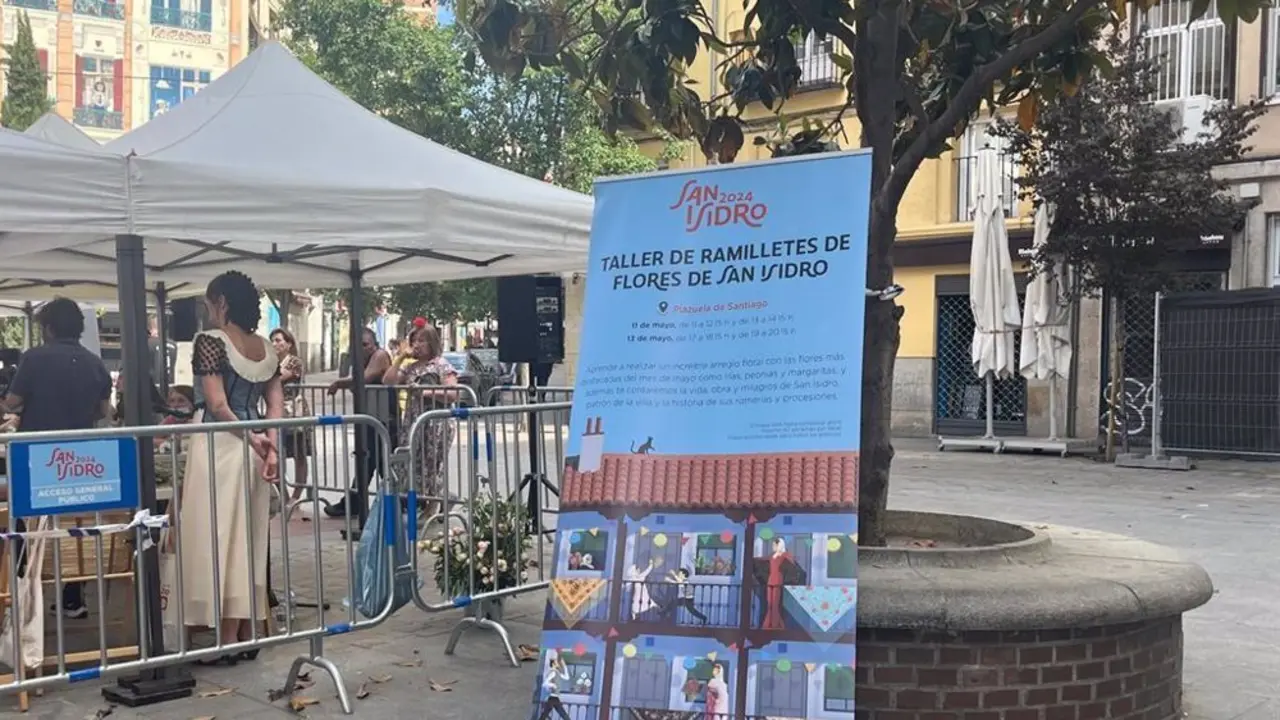 Cartel de las fiestas de San Isidro 2024 en Madrid