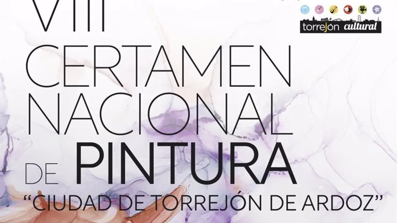 Cartel del VIII Certamen Nacional de Pintura Ciudad de Torrej&oacute;n de Ardoz