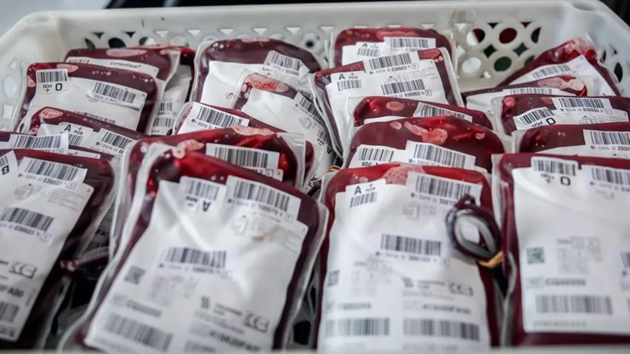 Bolsas con sangre