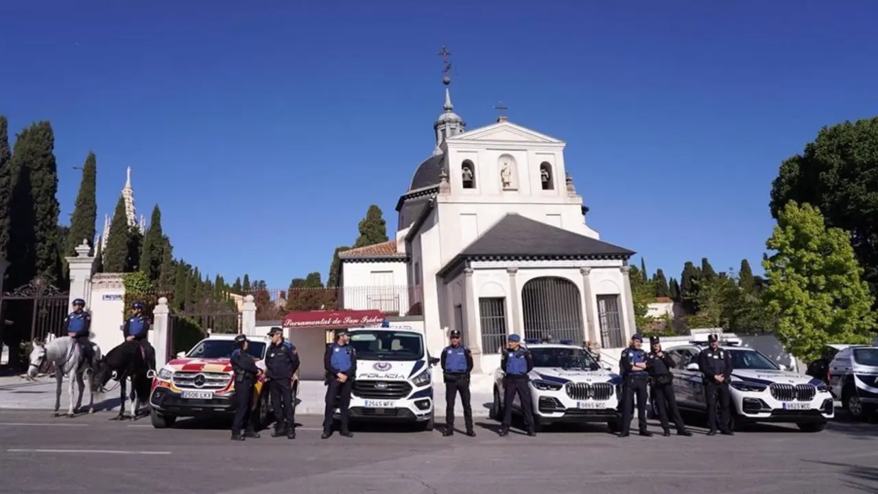 Diispositivo especial de seguridad por las fiestas de San Isidro en Madrid