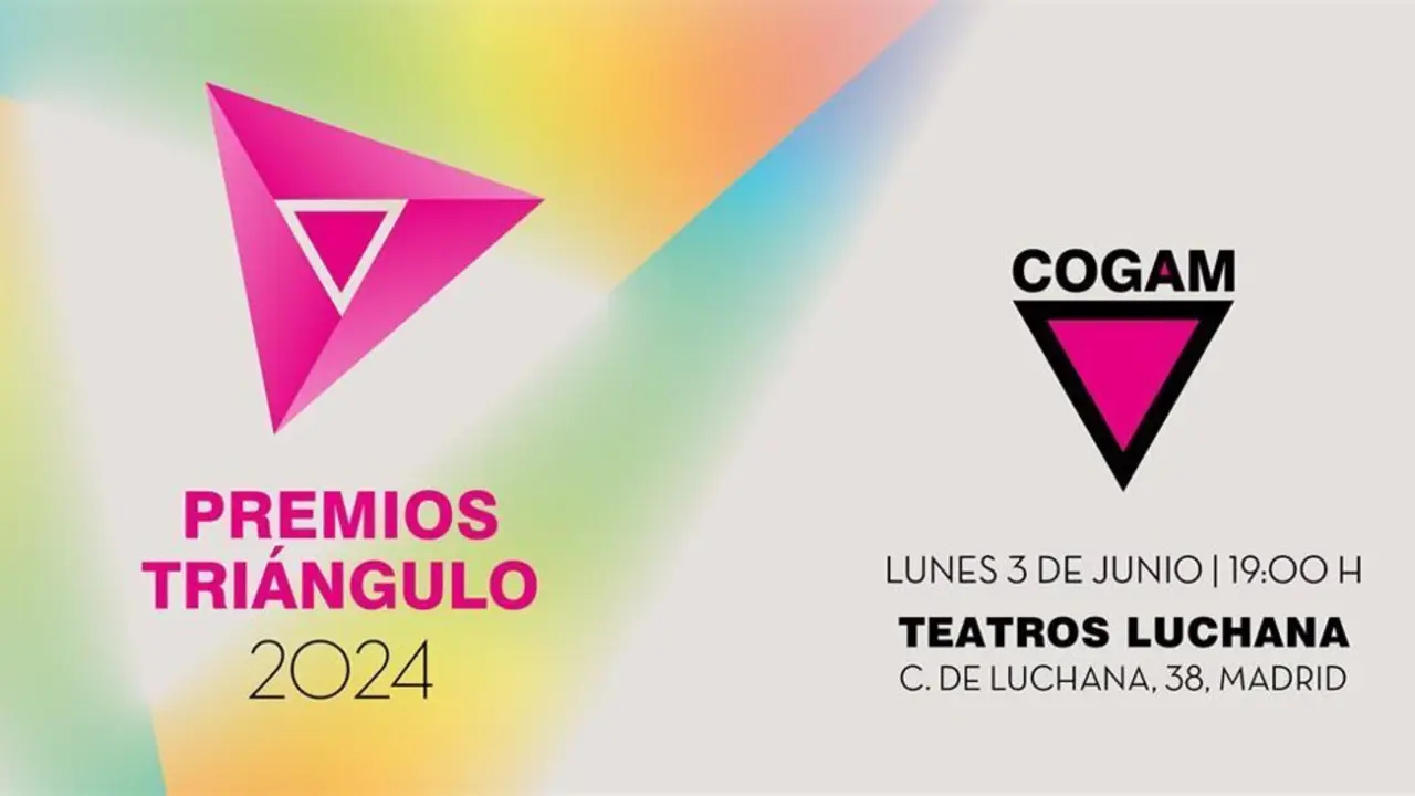 Cartel de los Premios Tri&aacute;ngulo 2024 de Cogam