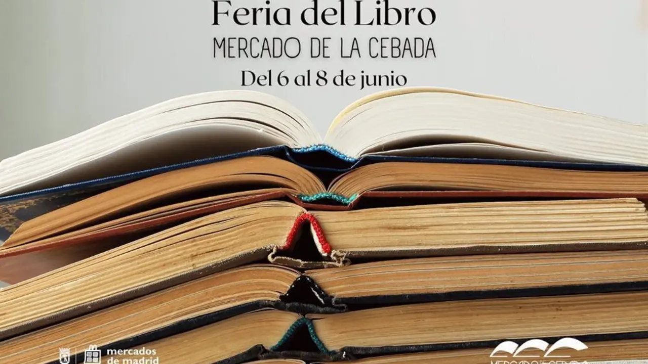 El Mercado de la Cebada celebra su Feria del Libro del 6 al 8 de junio