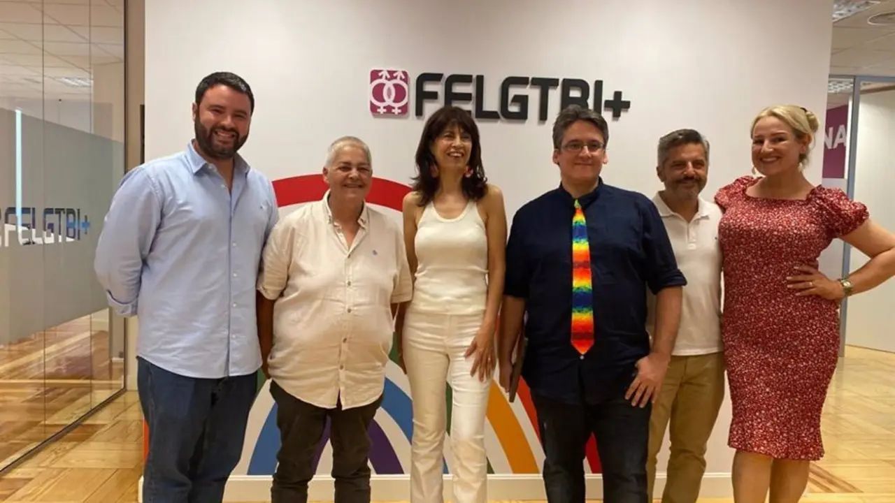 Integrantes de la Federaci&oacute;n Estatal LGTBI+