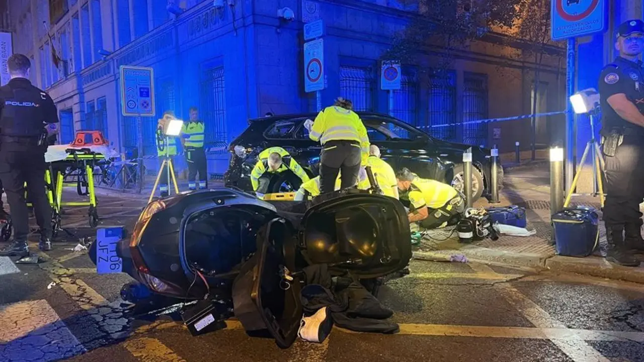 Accidente de moto