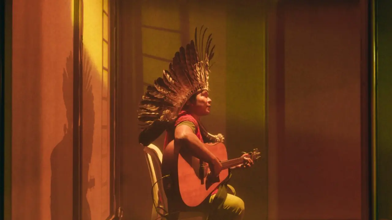 Obra de teatro indigenas del Amazonas