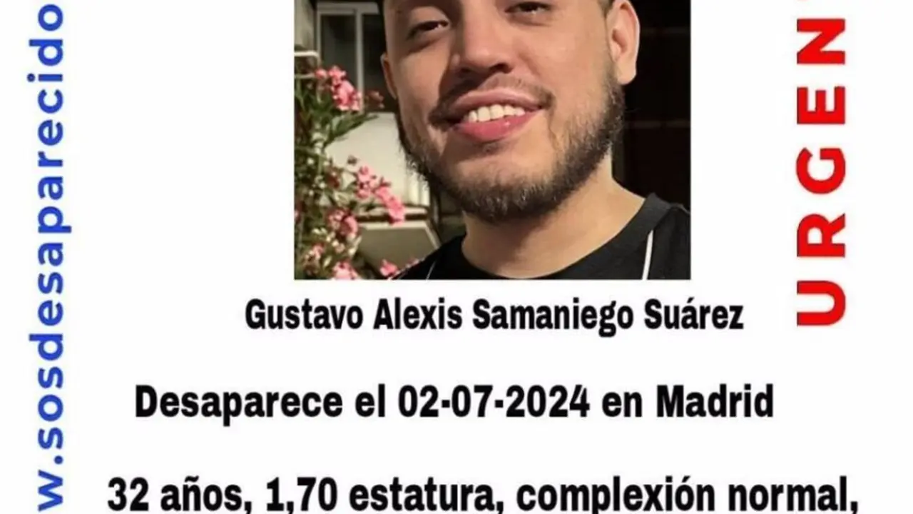 Cartel persona desaparecida