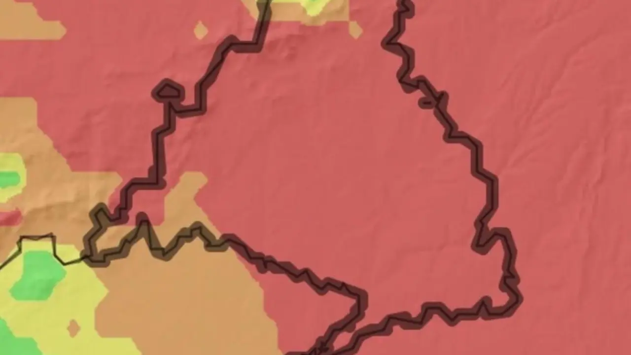 Mapa de espa&ntilde;a