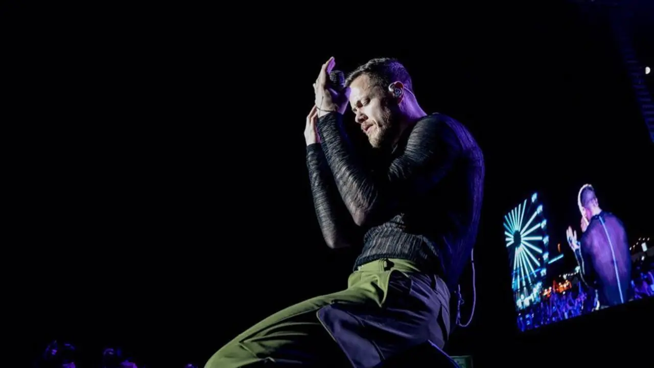 Imagen de un concierto de Imagin Dragons