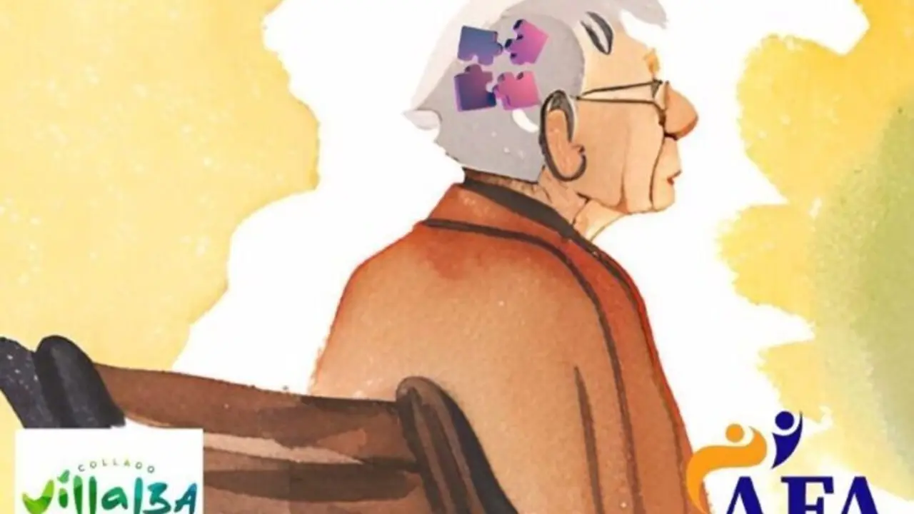 Anuncio de las actividades por el d&iacute;a del Alzheimer en Collado Villalba