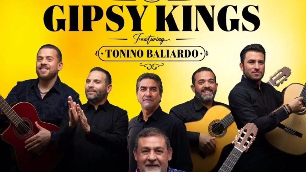Cartel promocional de los Gipsy Kings 