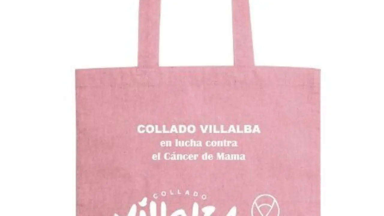 Bolsa conmemorativa de color rosa