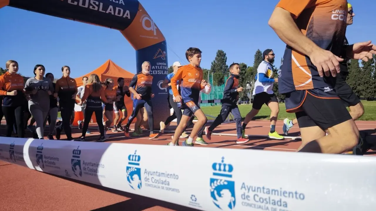 Reto solidario de atletismo organizado en Coslada