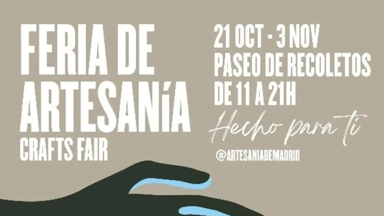 Cartel de la Feria de Artesan&iacute;a de Madrid 2024.