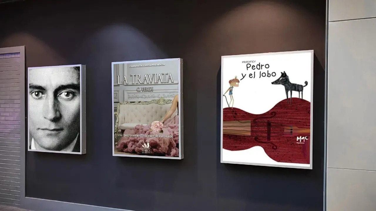 Carteles del programa de la semana cultural de Majadahonda. 
