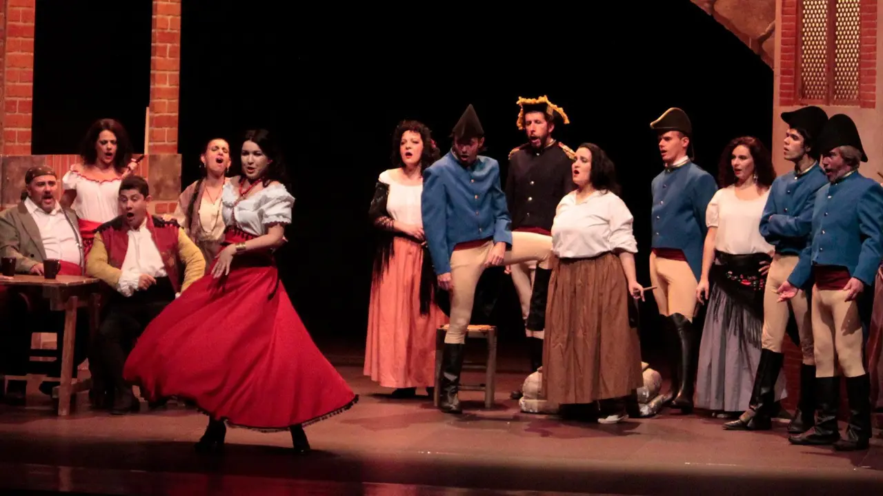 Escena de la &oacute;pera Carmen