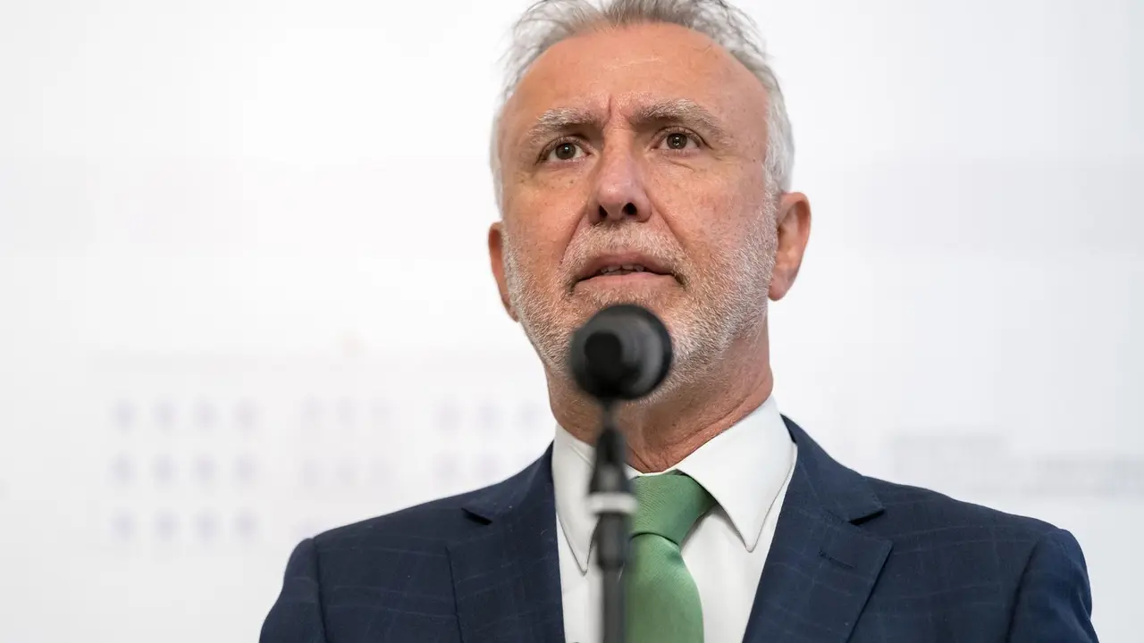 &Aacute;ngel V&iacute;ctor Torres, durante el acto de entrega de la declaraci&oacute;n de Reconocimiento.