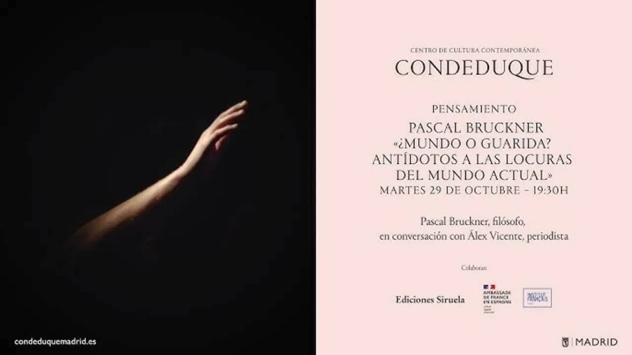 Cartel de 'Pensamiento y Debate' del Centro de Cultura Contempor&aacute;nea Condeduque.