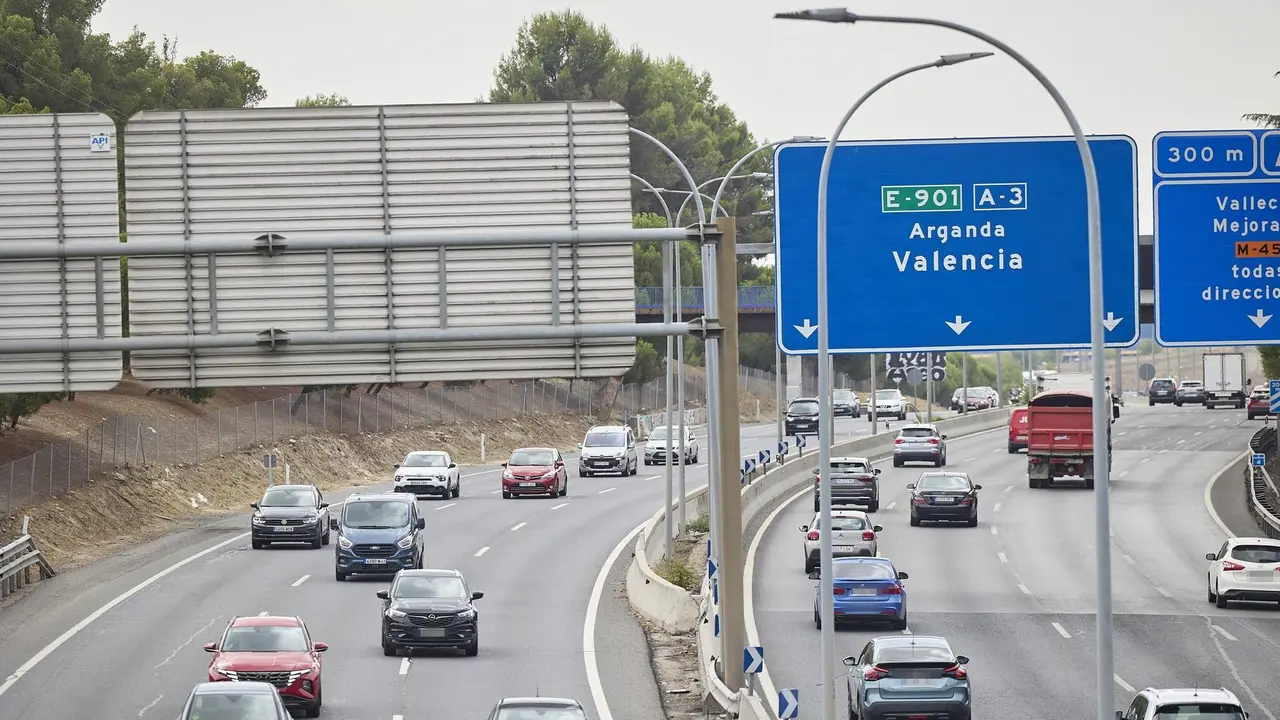 Imagen de archivo de la A3 en Madrid.