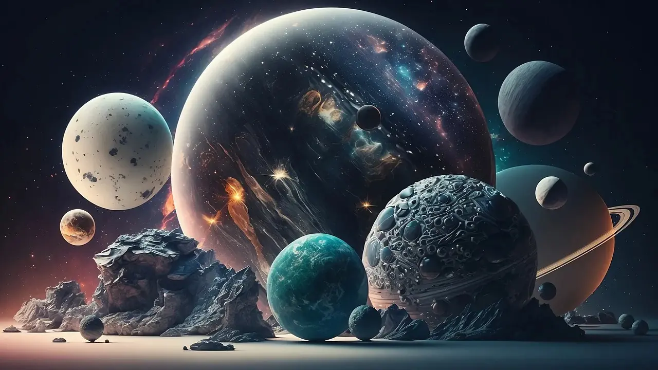 Imagen de archivo de planetas.