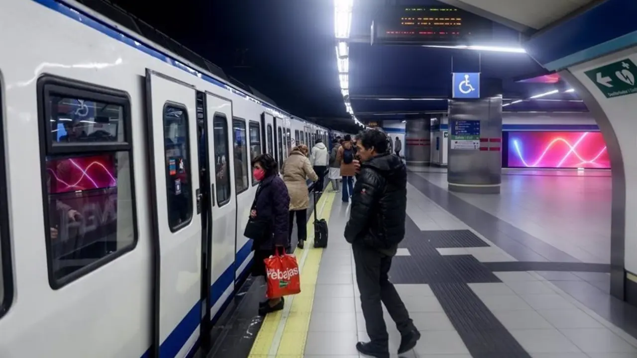 And&eacute;n del Metro de Madrid