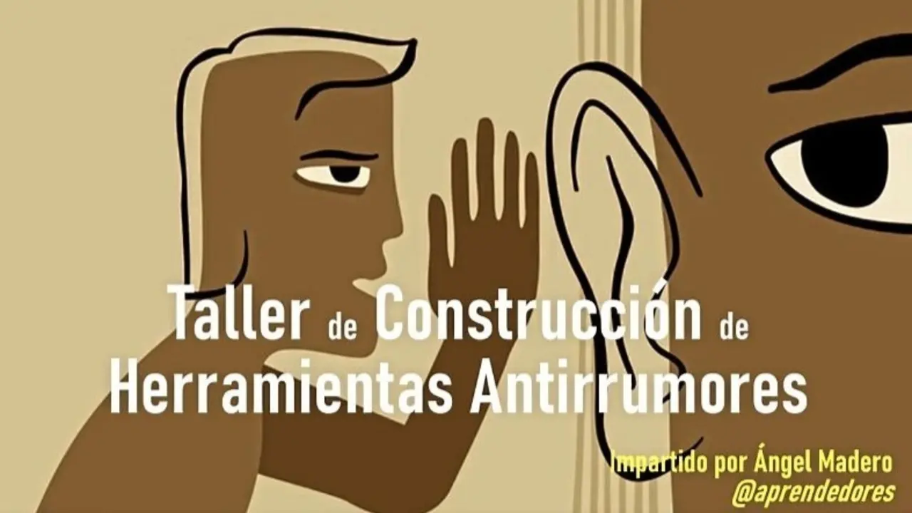Cartel Taller ANTIRRUMORES