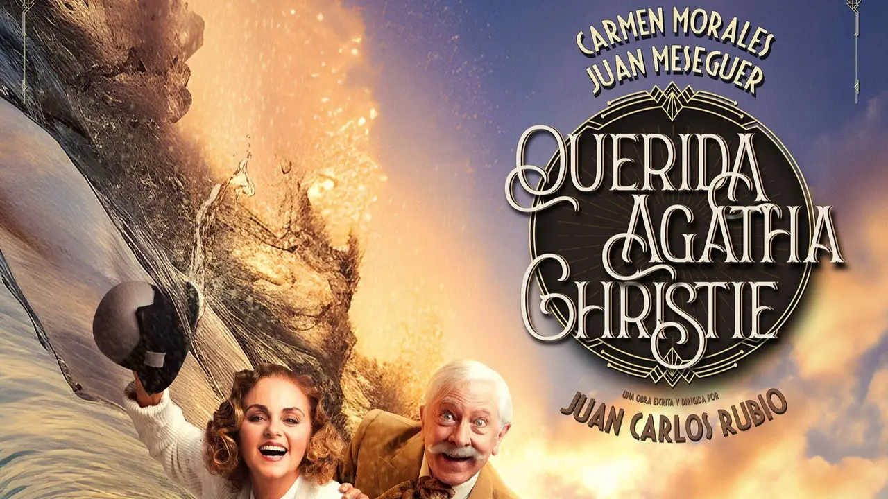 Cartel de la obra 'Querida Agatha Christie' representada en Torrelodones.
