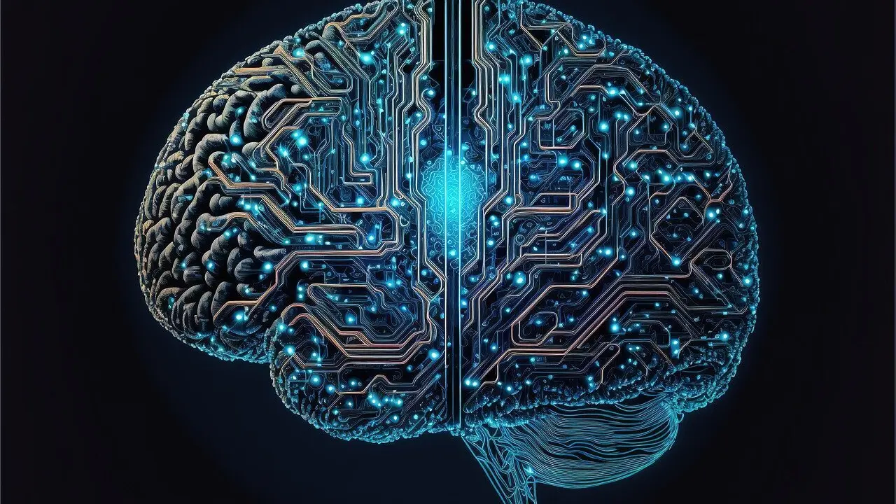 Imagen de archivo de un cerebro creado a partir de Inteligencia Artificial.