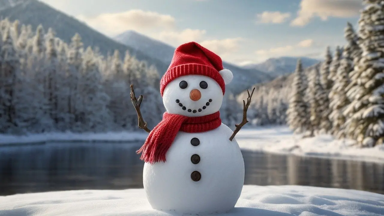 Imagen de archivo de un mu&ntilde;eco de nieve.