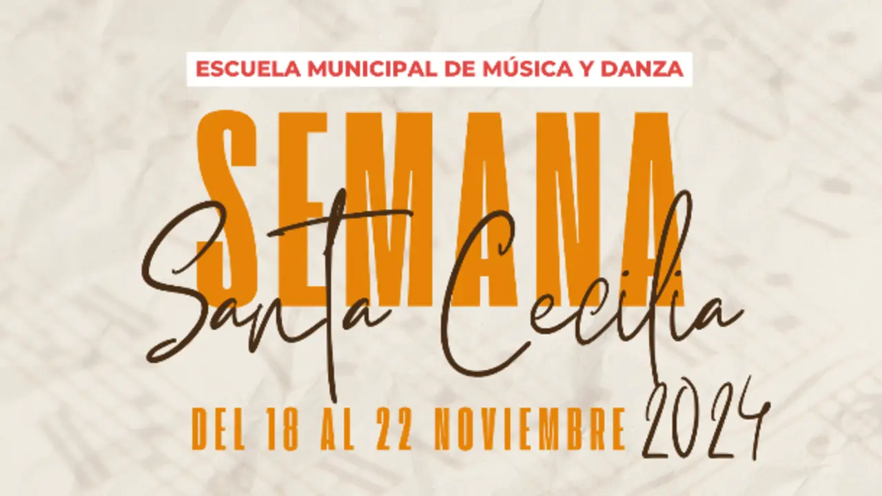 P&oacute;ster oficial Semana de Santa Cecilia.