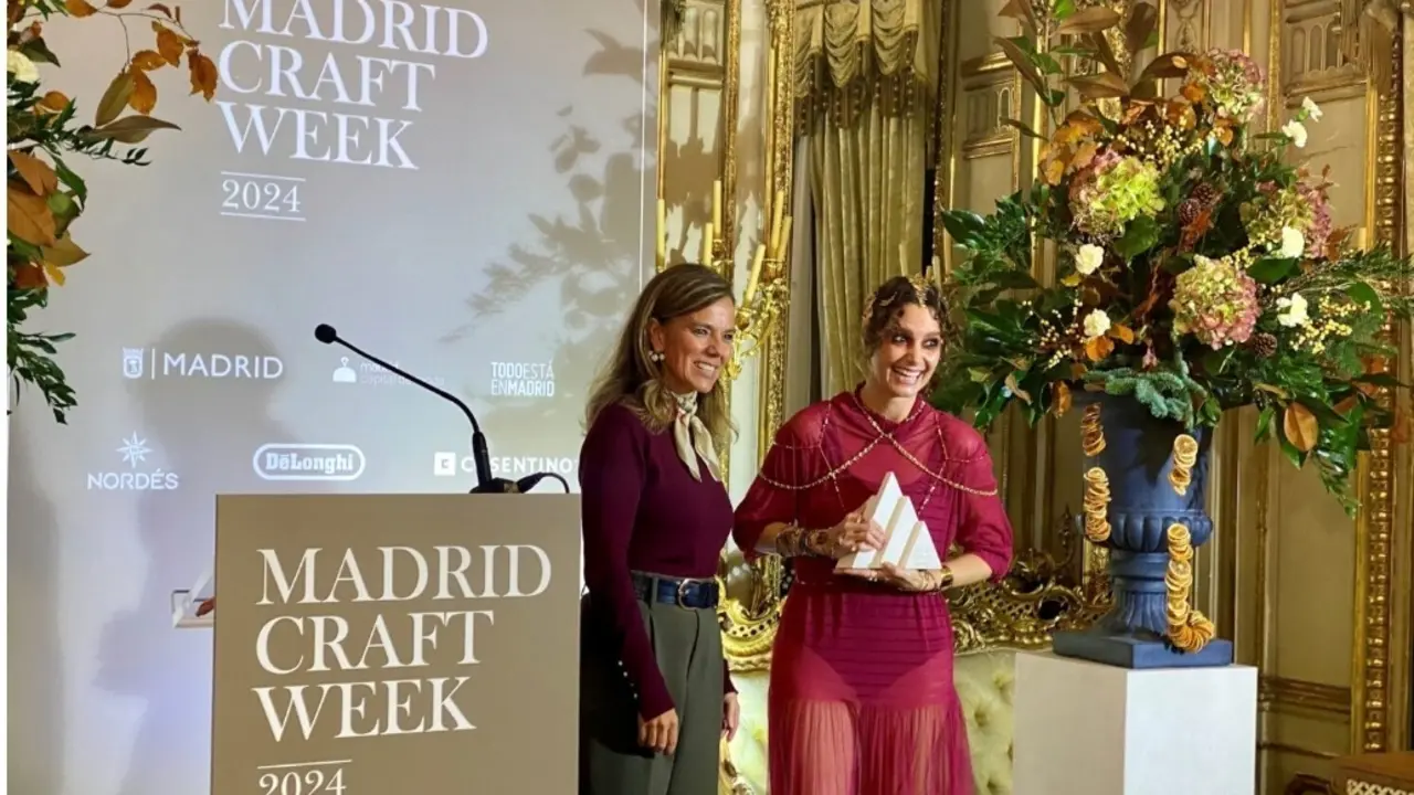 Entrega de premios en la Madrid Craft Week. Imagen cedida por el Ayuntamiento de Madrid.