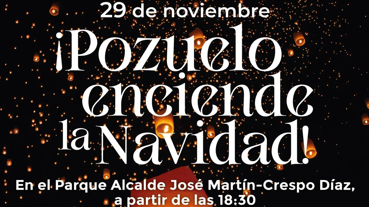 Cartel de las Navidades de Pozuelo de Alarc&oacute;n.