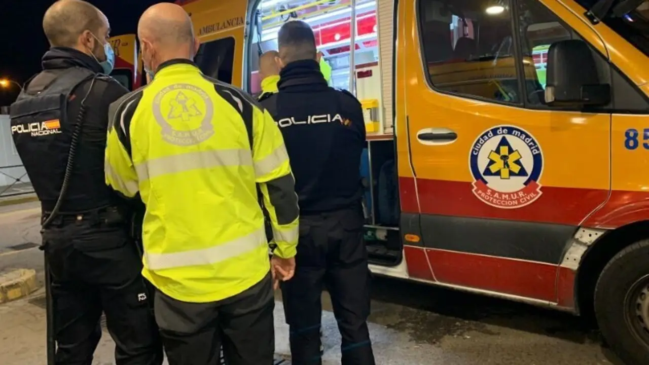Samur-PC y Polic&iacute;a Nacional.