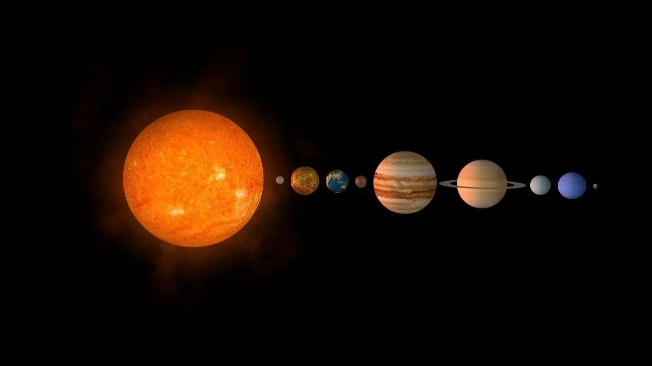 Planetas alineados.
