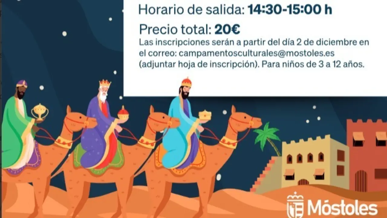 Cartel de los campamentos de M&oacute;stoles.