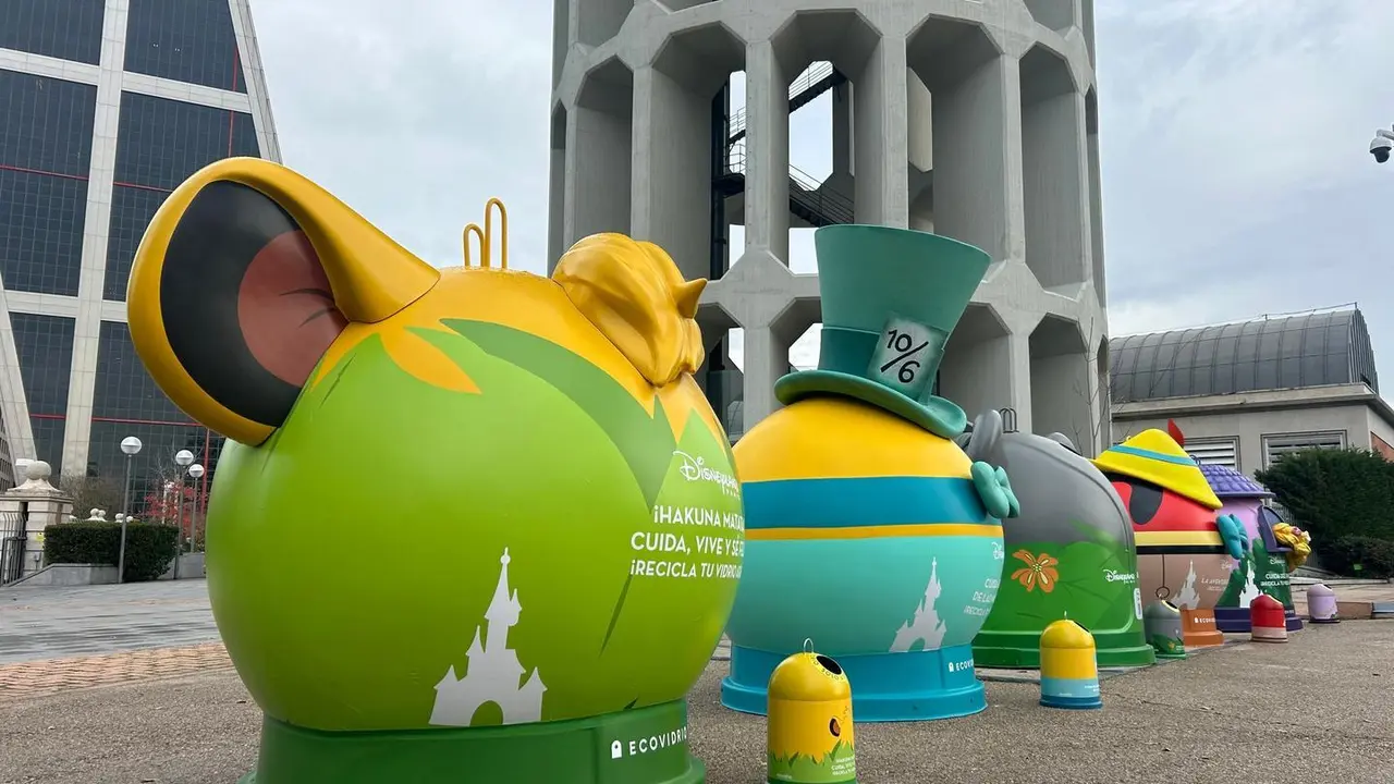 Personajes de Disney protagonizan la campa&ntilde;a 'La Magia de reciclar vidrio' sobre el cuidado del medio ambiente.