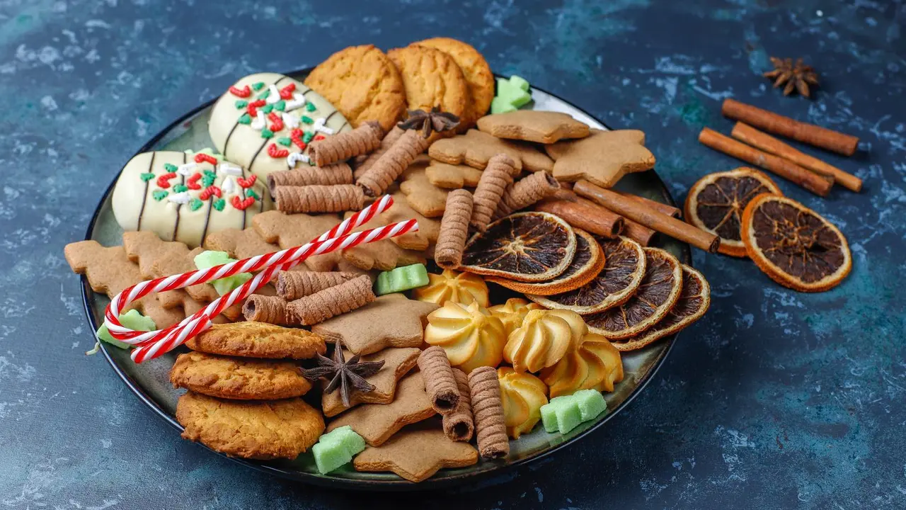 Imagen de archivo. Galletas de Navidad caseras.