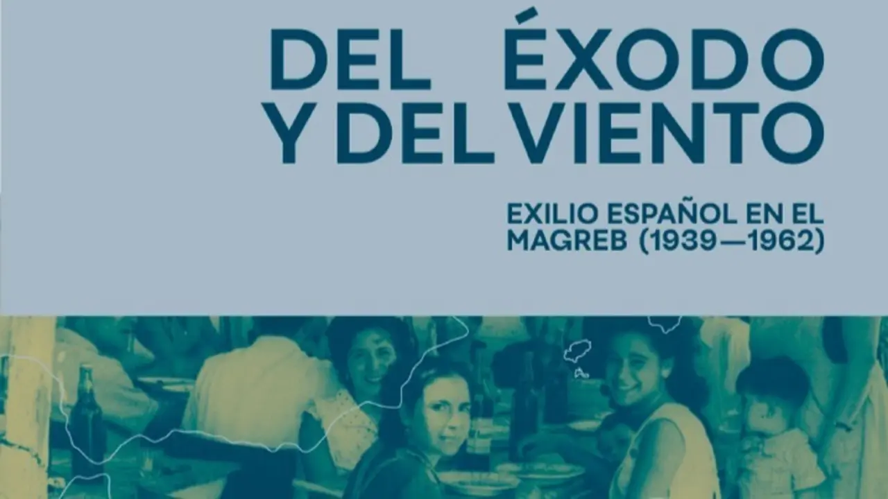 Cartel de la exposici&oacute;n 'Del &eacute;xodo y del viento'.